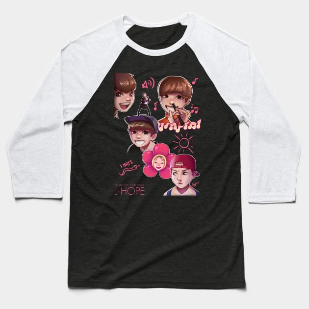 JHope Baseball T-Shirt by Lushie